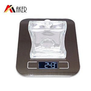 Luxury empty 100ml special shape clear crystal perfume glass bottle with gold aluminum sprayer acrylic cap