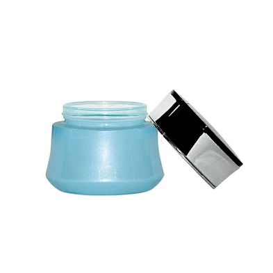 luxury 50ml cosmetic glass jar custom personal care pacakging cosmetics printing glass jar