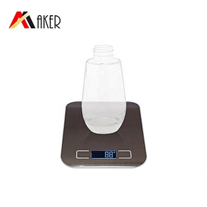 New arrival luxury design cosmetic packaging 50ml clear glass bottle for serum