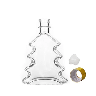 Hot Sell Luxury Packaging 200ml Empty Reed Diffuser Glass Bottle With Gold Cap