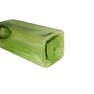 Best price green color empty square 150ml 300ml PET plastic bottle for lotion