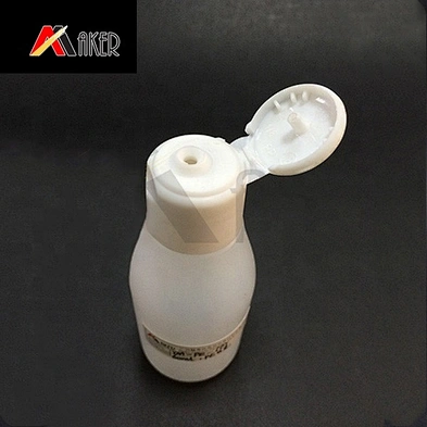 Factory wholesale 60ml portable HDPE plastic cosmetic lotion squeeze bottle with flip top cap