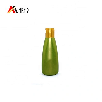 Custom 90ml 400ml 500ml Green Special Shape PE Plastic Mini Shampoo Refillable Bottles Set with Flip Top Cap