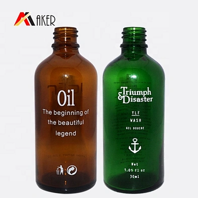 Wholesale 3 oz 100ml amber liquid glass dropper bottle with cap