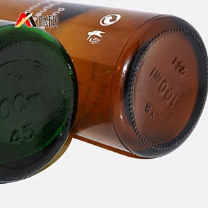 Wholesale 3 oz 100ml amber liquid glass dropper bottle with cap