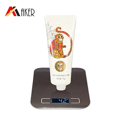 2020New arrival 30ml custom aluminum laminated empty squeeze cosmetic hand cream tube with cap