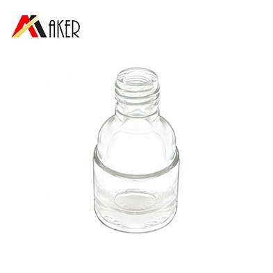 New luxury 20ml clear cosmetic glass essence bottle serum dropper bottle with silver electroplated press dropper cap
