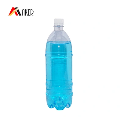 Empty custom shape bpa free 1200ml clear plastic drinking mineral water bottles with lid