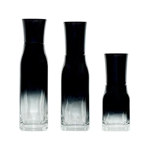luxury custom 45ml 100ml 120ml personal care bottle packaging skin care lotion cream pump glass bottles set