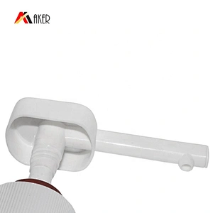 Newest design wholesale price white plastic 28/410 cosmetic plastic lotion pump