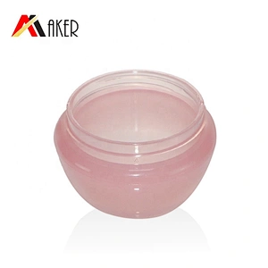 Custom 30ml Pink Oval Single Wall PP Plastic Lip Scrub Packaging with Screw Cap