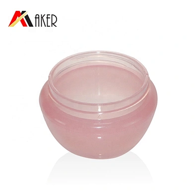 Custom 30ml Pink Oval Single Wall PP Plastic Lip Scrub Packaging with Screw Cap