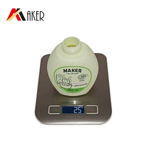 Wholesale manufacturer 300ml light green PE plastic baby shampoo lotion bottle packaging with lotion pump