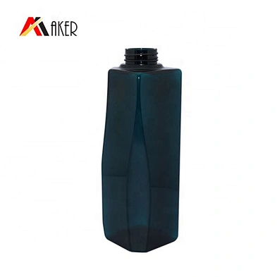Factory custom unique shape 450ml pet plastic hotel shampoo bottle