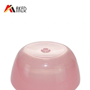 Custom 30ml Pink Oval Single Wall PP Plastic Lip Scrub Packaging with Screw Cap