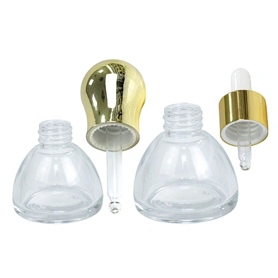 custom dropper bottle 20ml 30ml 45ml 1oz luxury dropper bottle glass personal care packaging massage dropper bottle