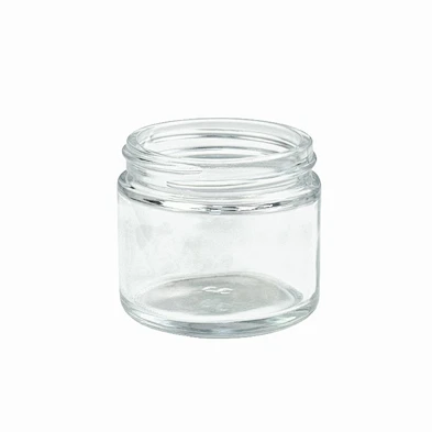 glass eye cream jars cosmetic face cream jar with gold cap glass jar skincare packaging