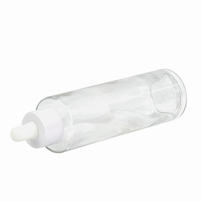 cosmetic glass bottle essential oil packaging personal care clear child proof dropper bottle
