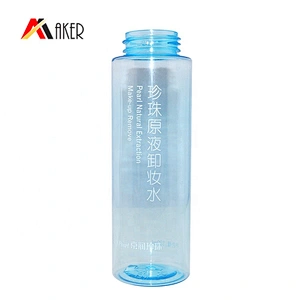 Wholesale Semi-transparent Facial Toner Bottle 180ml PET Plastic Bottle For Makeup Remover