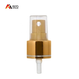 Wholesale 24/410 Aluminum Cover Mist Sprayer Pump Perfume Sprayer With Half Plastic Cover
