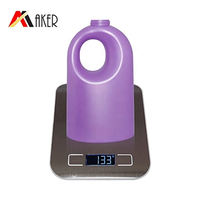 Wholesale 2.5 Litre Purple PE Liquid Laundry Empty Detergent Bottle with Screw Lid