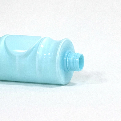 Plastic PET customise unique shape pet shampoo bottle 300ml with lotion pump