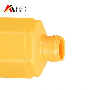 2020 Wholesale price yellow empty unique design HDPE 150 ml lotion bottle with cream pump