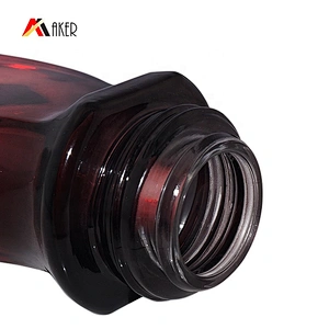 2020 Newest design wholesale price gradient red 50ml deodorant glass roll on bottle