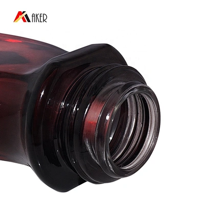 2020 Newest design wholesale price gradient red 50ml deodorant glass roll on bottle