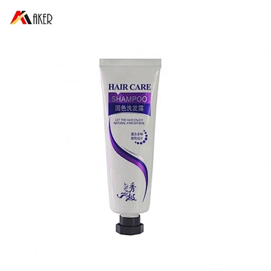 High glossy empty aluminum cosmetic plastic ABL laminated tube for skin care shampoo 50ml