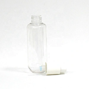 Newest factory supply unique design clear 150ml empty PET cream pump bottle