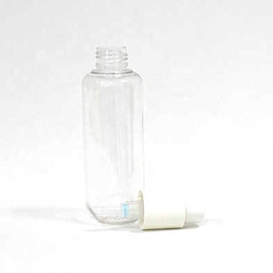 Newest factory supply unique design clear 150ml empty PET cream pump bottle