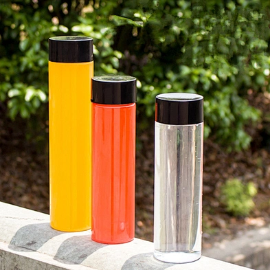 wholesale 8oz 12oz 16oz clear food grade pet square beverage plastic juice and water bottle with aluminum cap