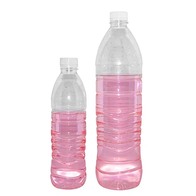 Wholesale 500ml 1000ml PET plastic bpa free clear beverage disposable water bottle