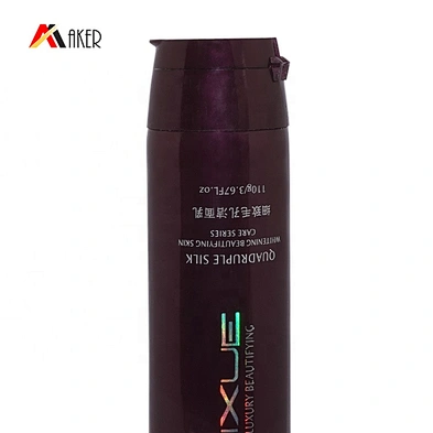 Custom 100ml LDPE Plastic Cosmetic Face Wash Cream Soft Tubes Packaging with Plastic Flip Top Cap