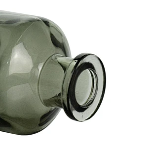 55ml Wholesale High Quality Custom Modern Clear Empty Aromatherapy Bottle Round Luxury Reed Diffuser Glass Bottle