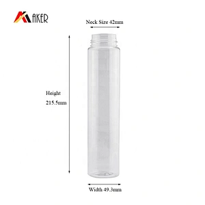 Factory price new style 350ml clear PET plastic empty foam dispenser bottle wholesale