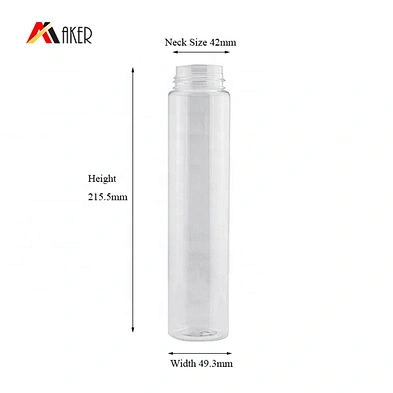 Factory price new style 350ml clear PET plastic empty foam dispenser bottle wholesale