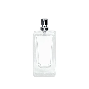 30ML 50ML Clear Black Glass Perfume Bottle Refillable Glass Spray Perfume Bottle
