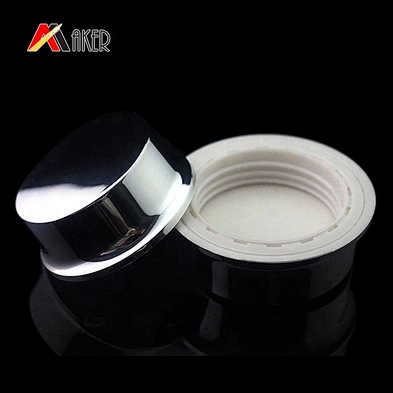 China factory custom 20ml 30ml 50ml clear round shape  face cream glass jar with screw top lid