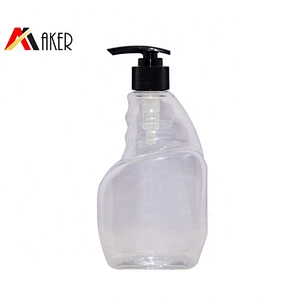 Hot selling toilet cleaner 400ml 500ml empty pet plastic trigger spray bottle manufacturer