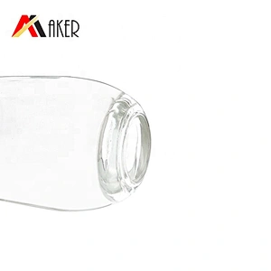 Unique shape luxury 50ml clear cosmetic glass lotion dropper bottle with silver electroplated cream pump
