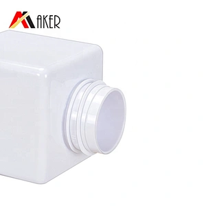 Cosmetic Hand Wash Liquid Soap Botte PET Plastic in Stock Square White and Clear 250ml Shampoo Screen Printing Personal Care
