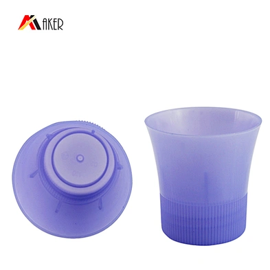 Special design 600ml HDPE plastic laundry detergent bottle with plastic unique purple color screw cap