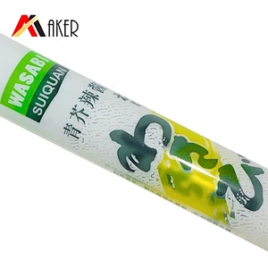 Food grade packaging 30ml soft plastic tube for wasabi with screw cap