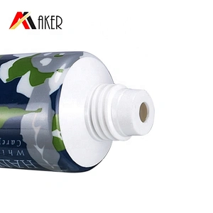 Wholesale 65ml round cosmetic hand cream silver aluminum ABL laminated tube packaging with screw cap