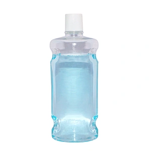 empty 400ml transparent plastic pet personal oral care packaging mouthwash bottle