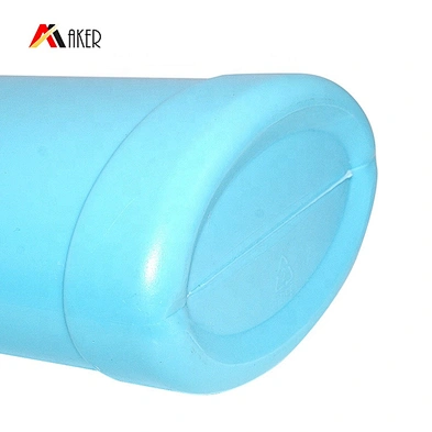 Special design 600ml HDPE plastic laundry detergent bottle with plastic unique purple color screw cap