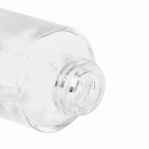 cosmetic clear glass bottle essential oil packaging personal care clear child proof cosmetic dropper bottle with dropper