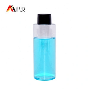 Hot sale factory price PET packaging 150ml clear empty cylinder shape plastic bottle